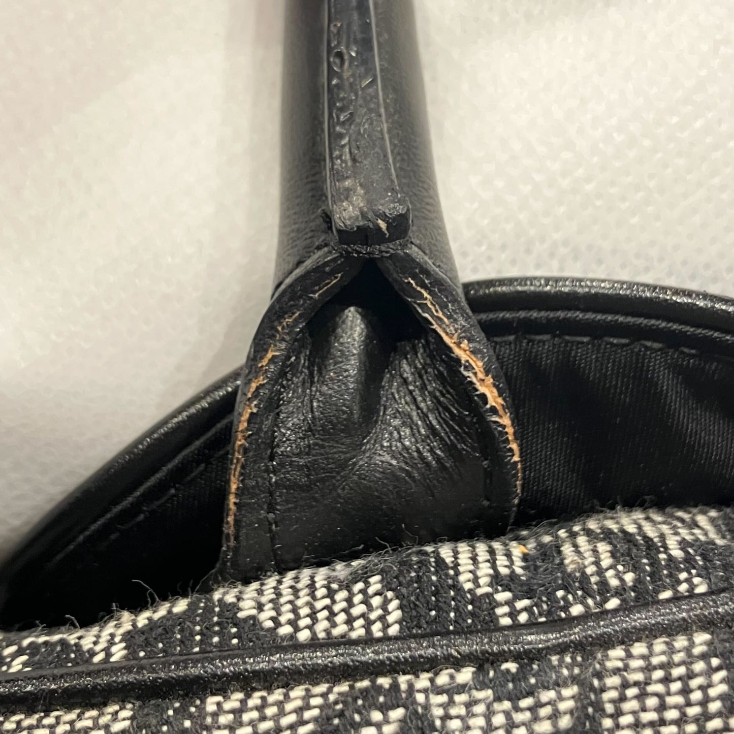 Christian Dior 2002 Black Double Saddle Trotter Handbag