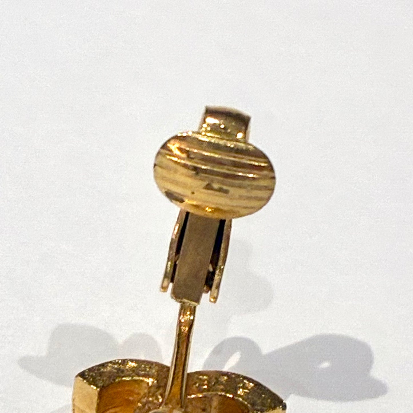 Chanel CC Earrings Clip-On Gold 233