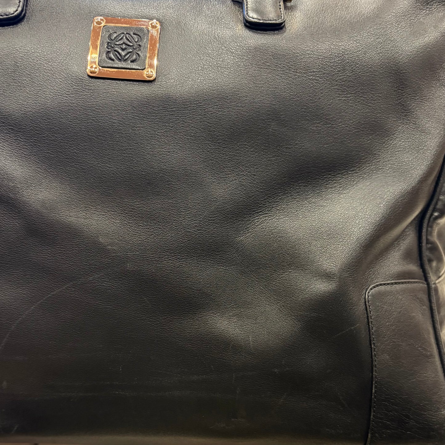check Loewe Black Amazona 40 Handbag