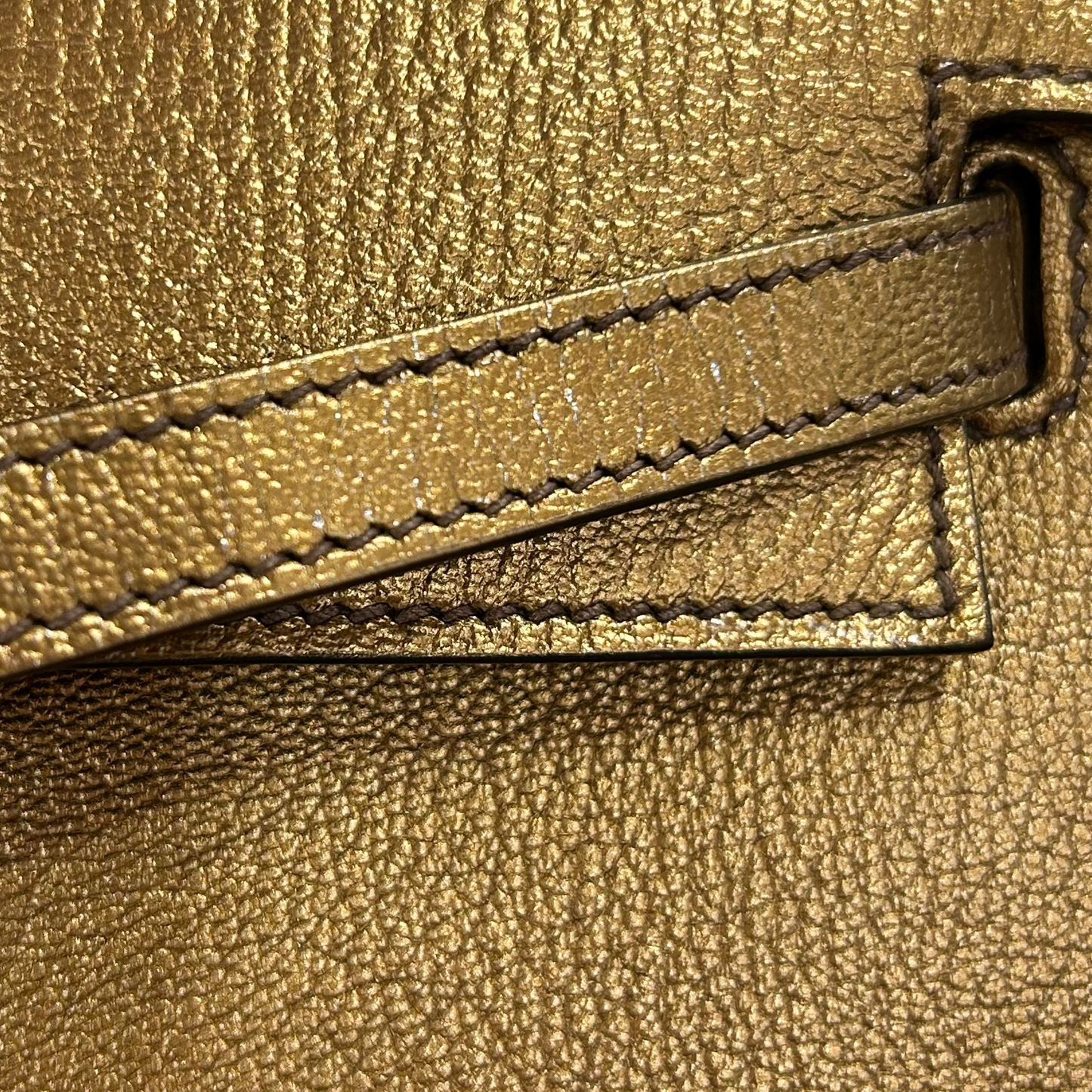 Hermes * 2005 Athens Limited Olympic Gold Chevre Kelly 25 Sellier 2way Shoulder Handbag