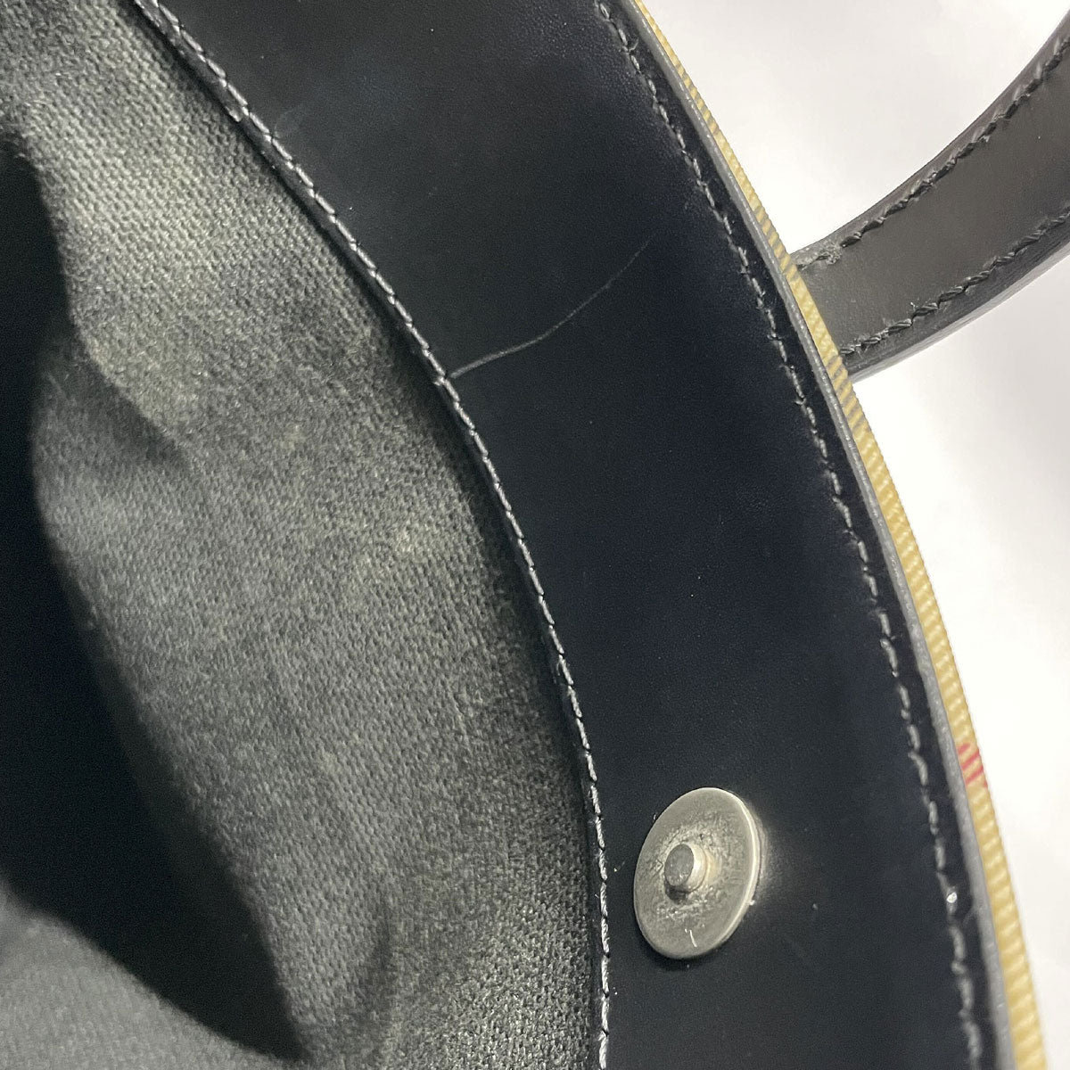Burberry Beige Black Burberry Check Tote Bag