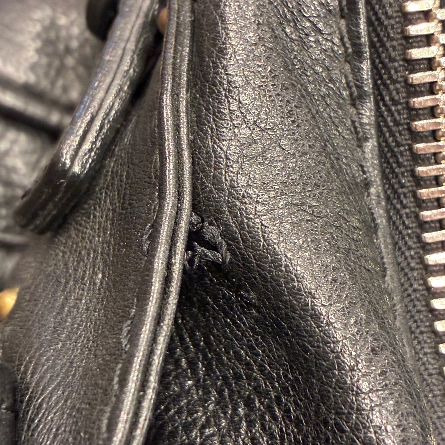 Chloe Black Leather Paddington Handbag