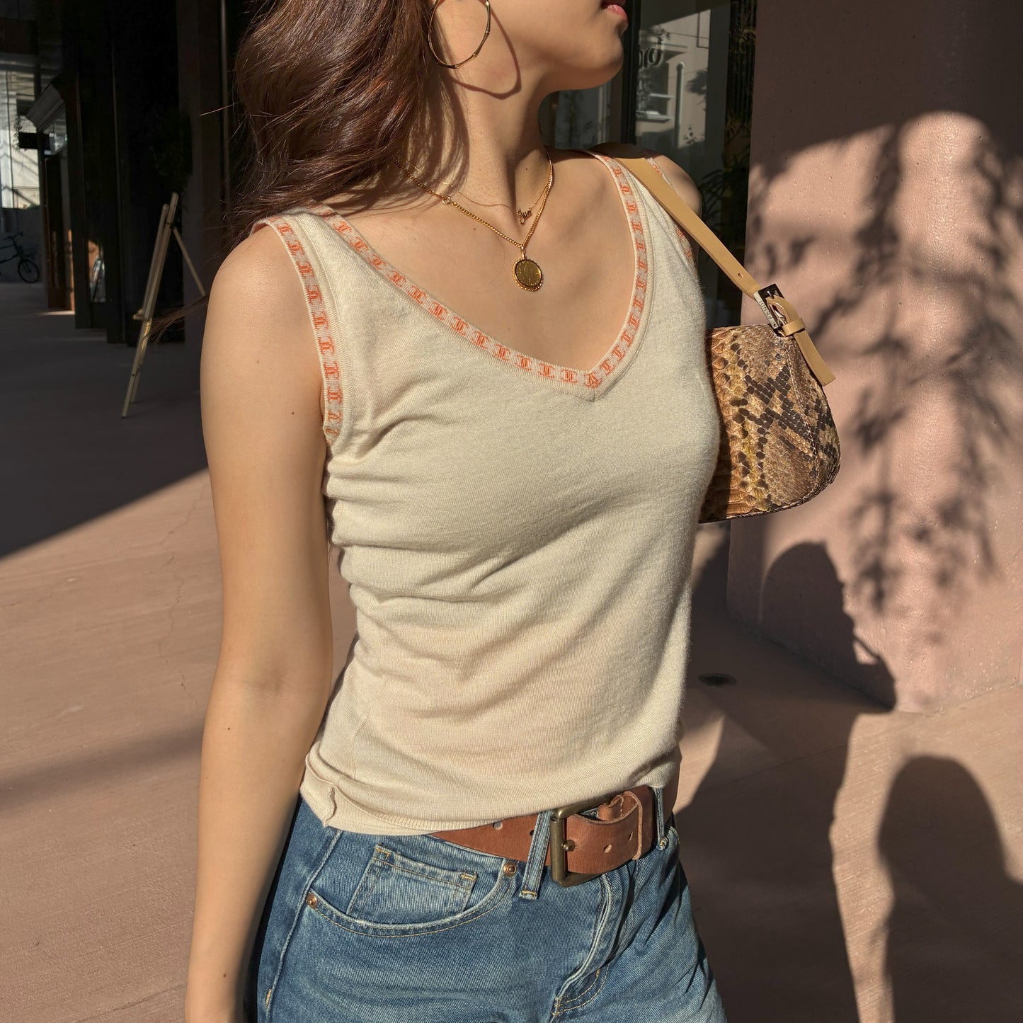 Chanel 2001 Cashmere V-Neck Tank Top #36