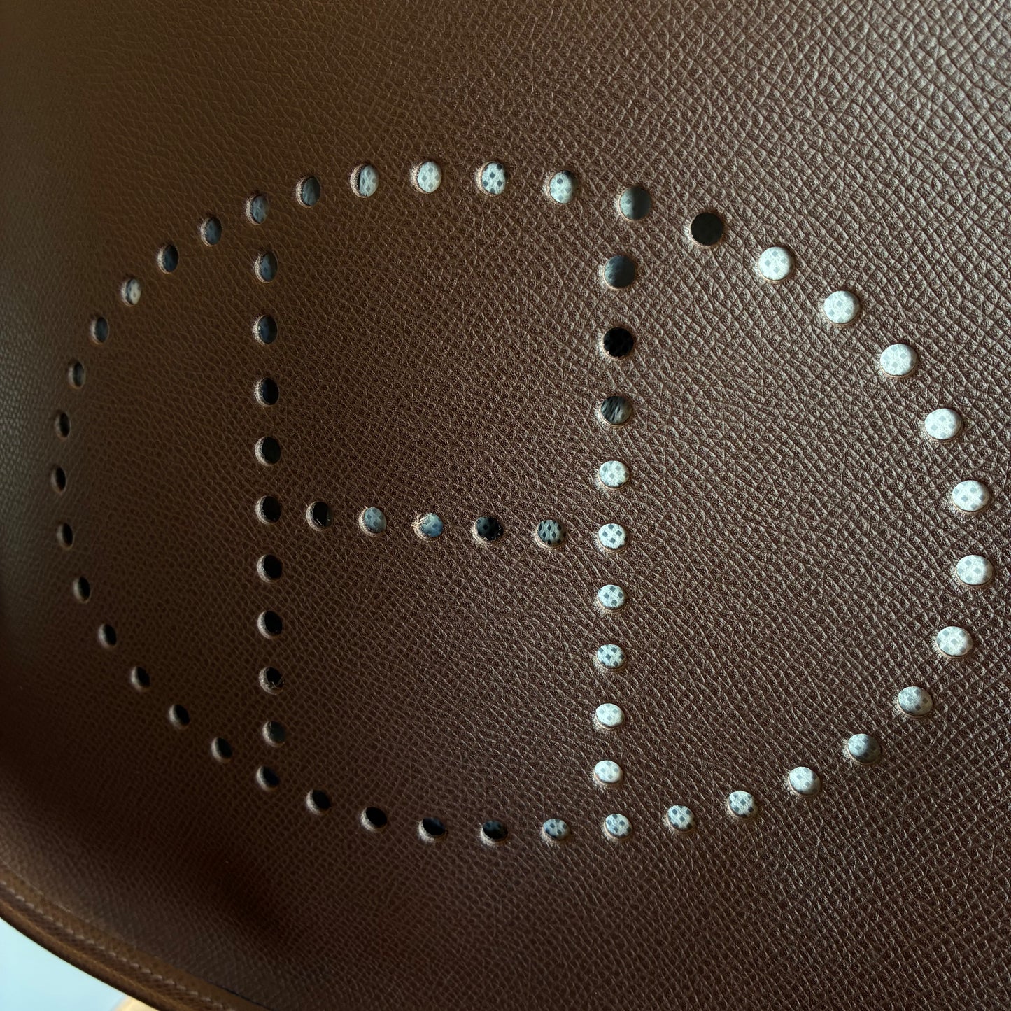 Hermes Havane Epsom Evelyne 2 29 PM Shoulder Bag