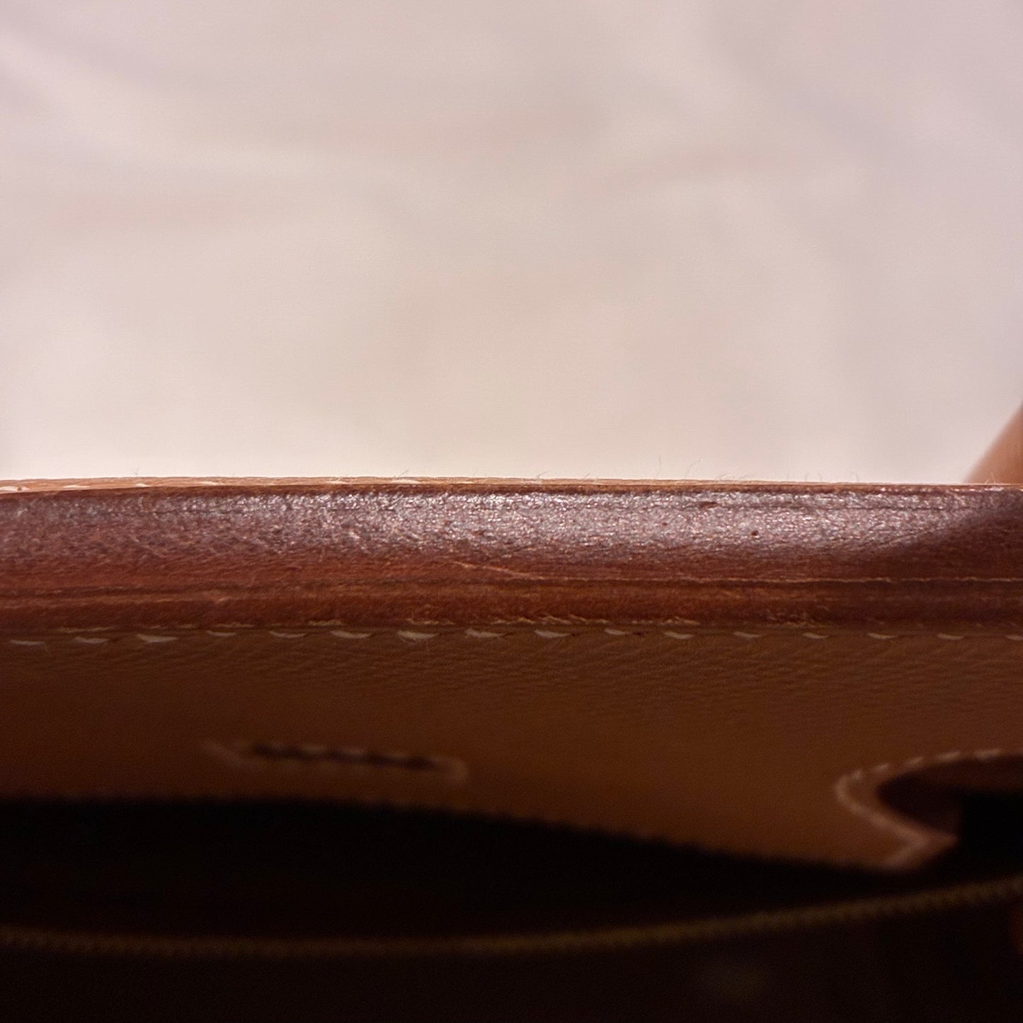 Hermes Natural Courchevel Birkin 35 Handbag