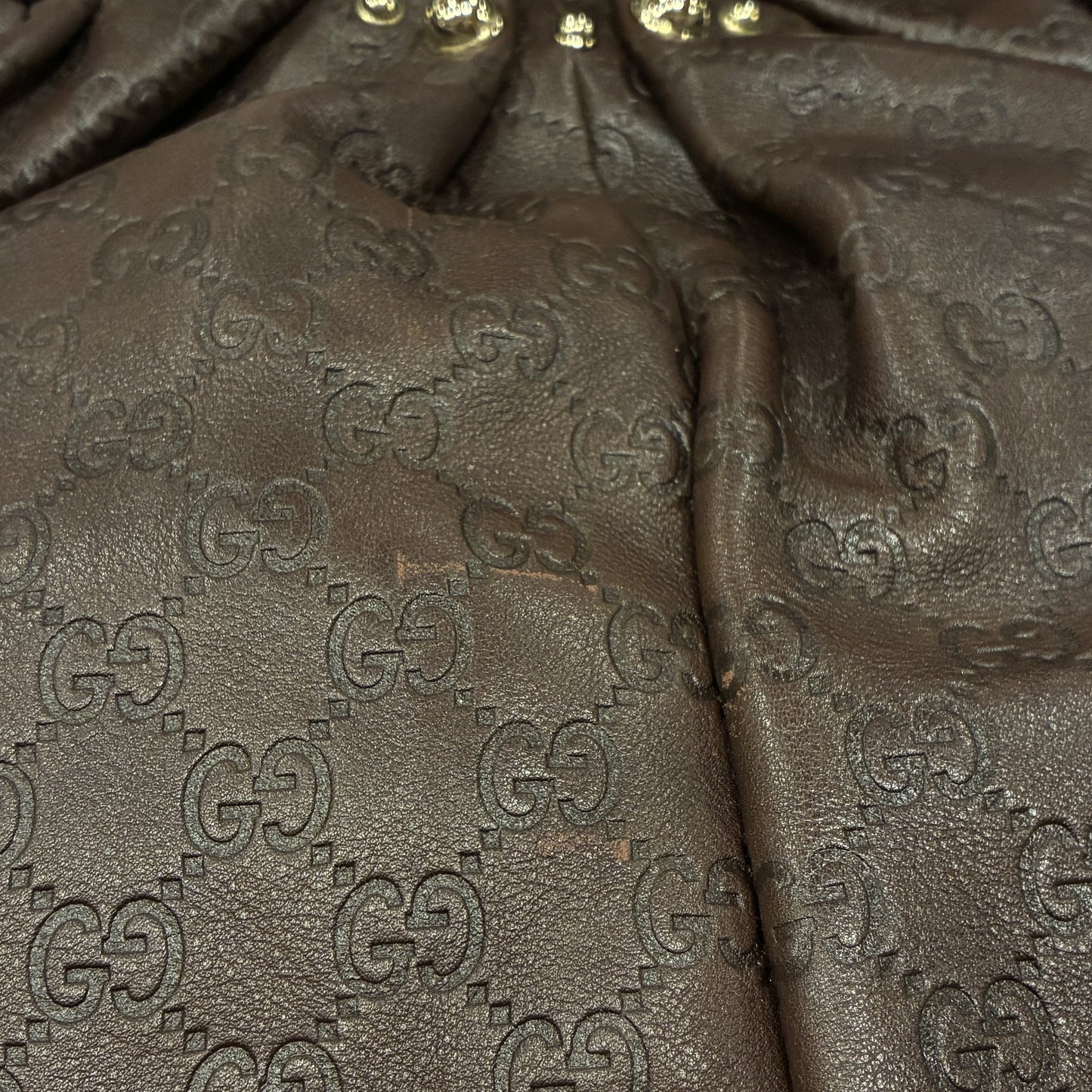 Gucci Brown Guccissima Handbag