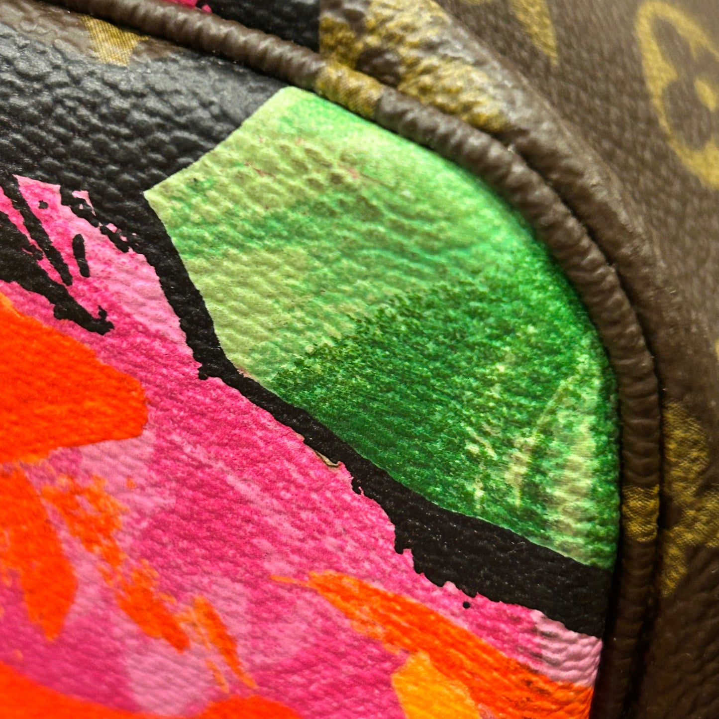 Louis Vuitton 2009 Monogram Rose Neverfull MM Shoulder Tote Bag M48613