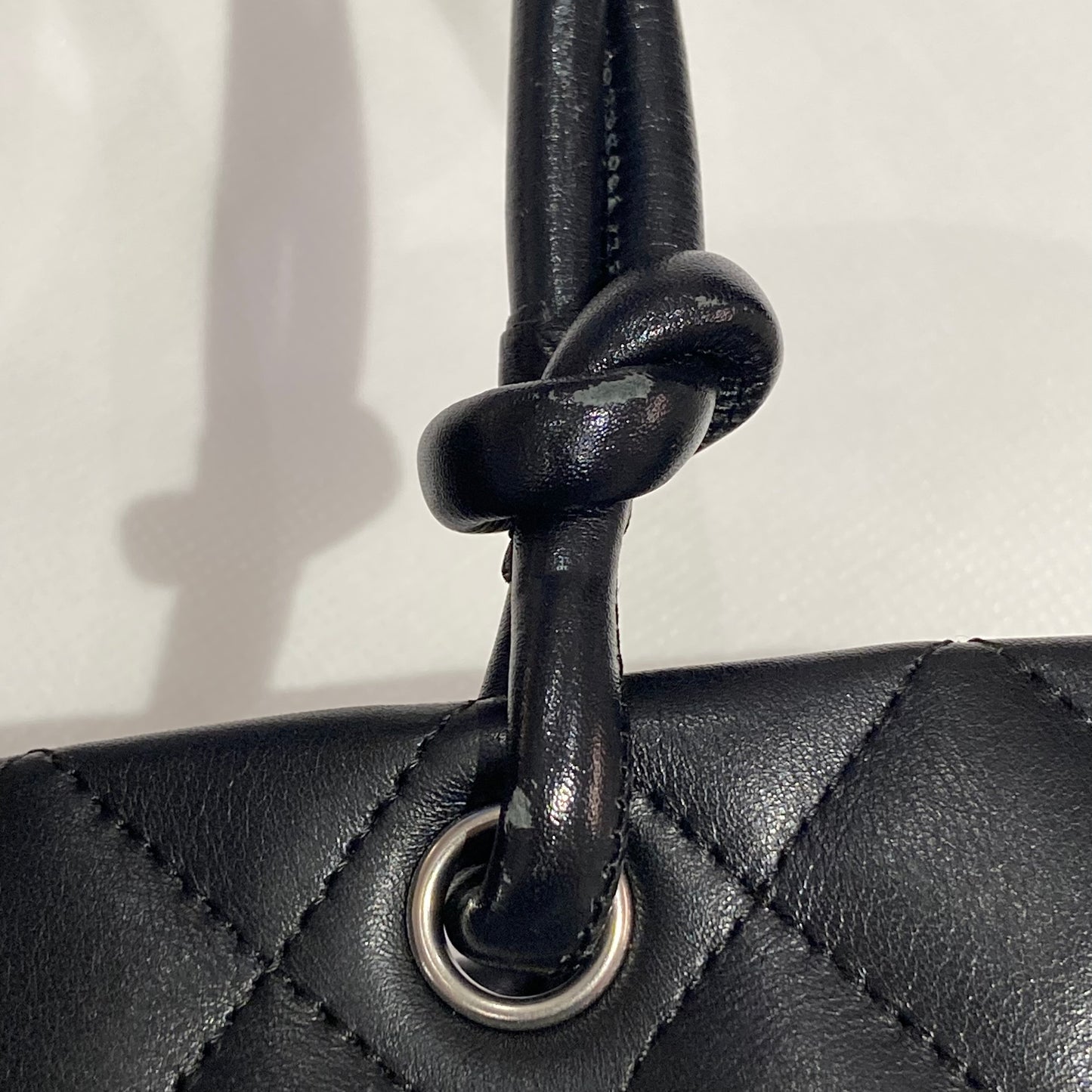 Chanel 2008-2009 Black Calfskin Cambon Ligne Tote Handbag