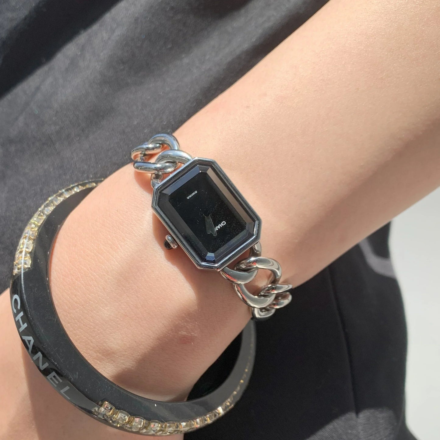 Chanel Premiere Quartz Watch Silver SS #M