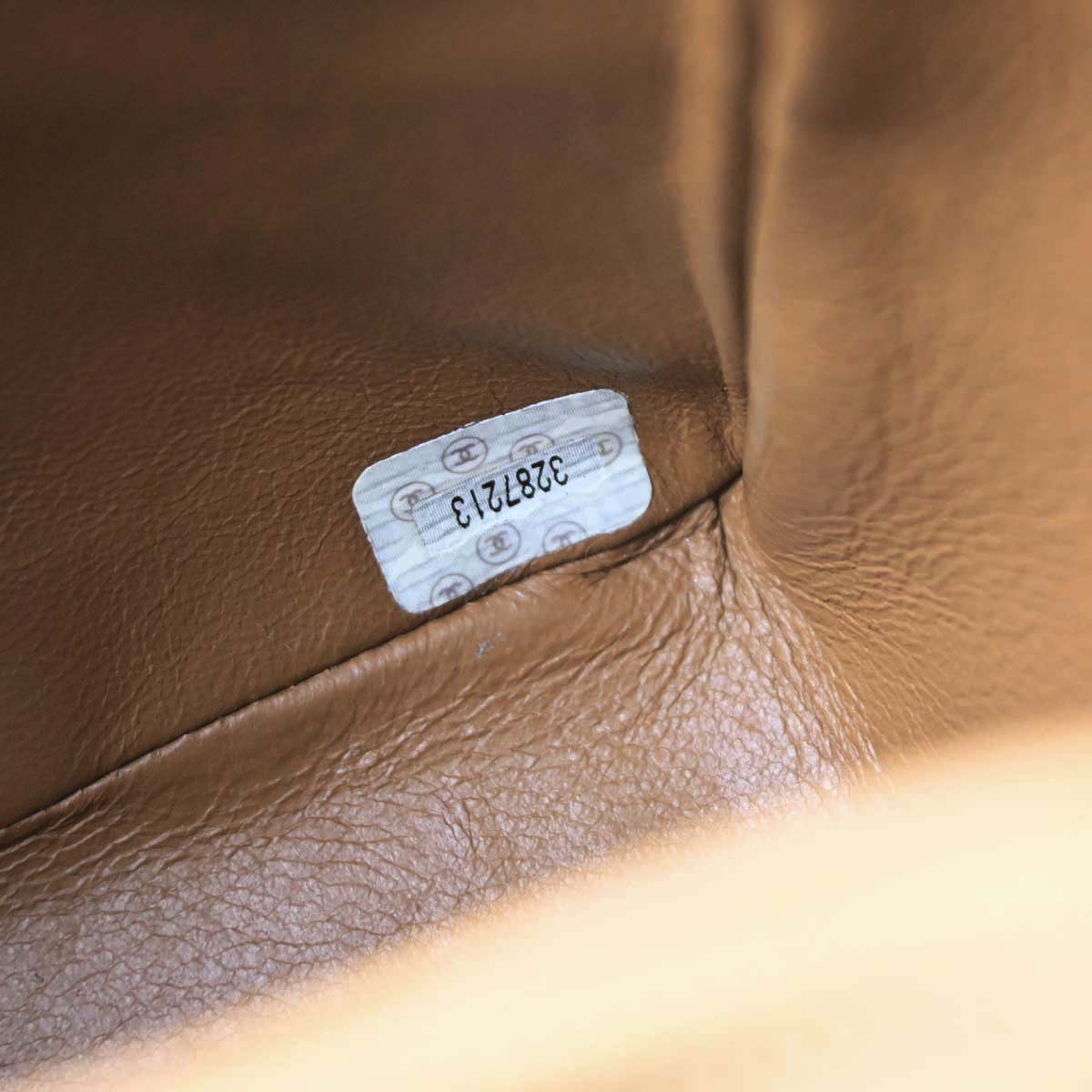 Chanel Brown Lambskin Shoulder Bag