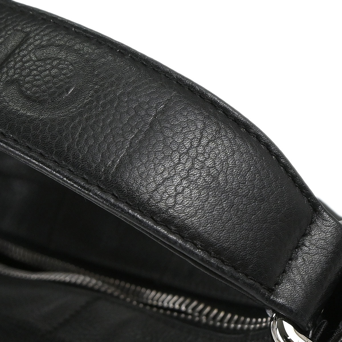 Chanel 2003-2004 Black Caviar Skin Choco Bar Handbag