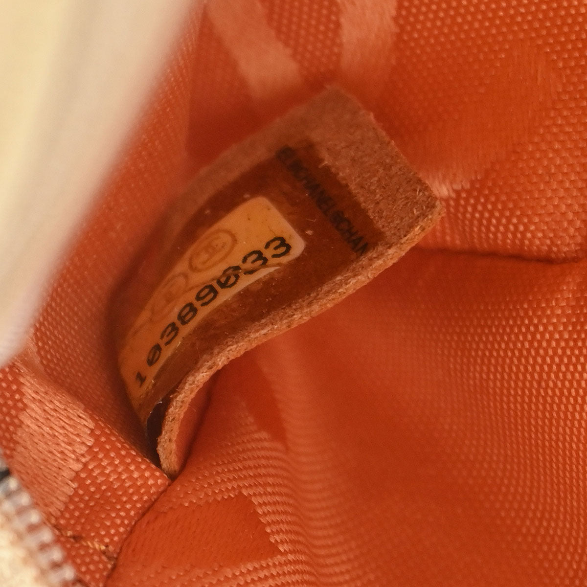 Chanel 2005-2006 Beige Calfskin Cambon Ligne Pouch Bag