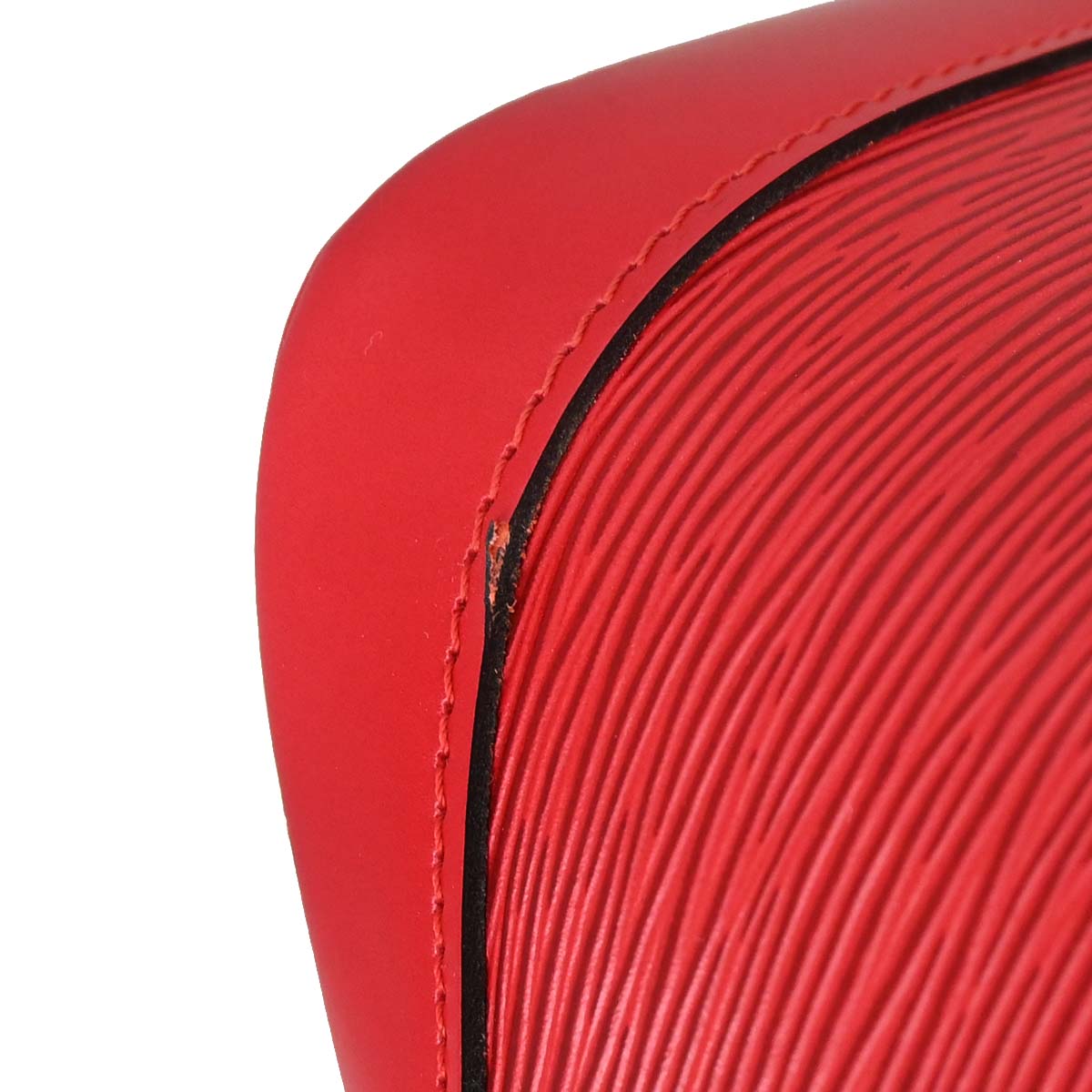 Louis Vuitton Red Epi Alma Handbag M52147