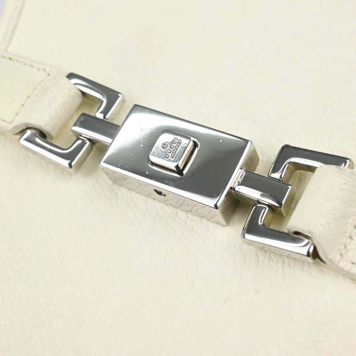 Gucci White Pigskin Jackie Handbag