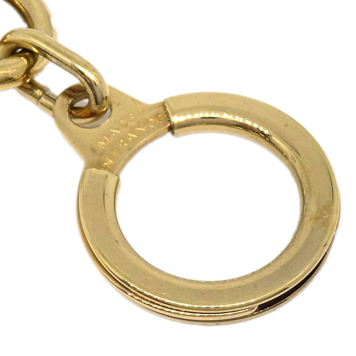 Louis Vuitton Anokre Bag Charm Key Holder Gold M62694 Small Good