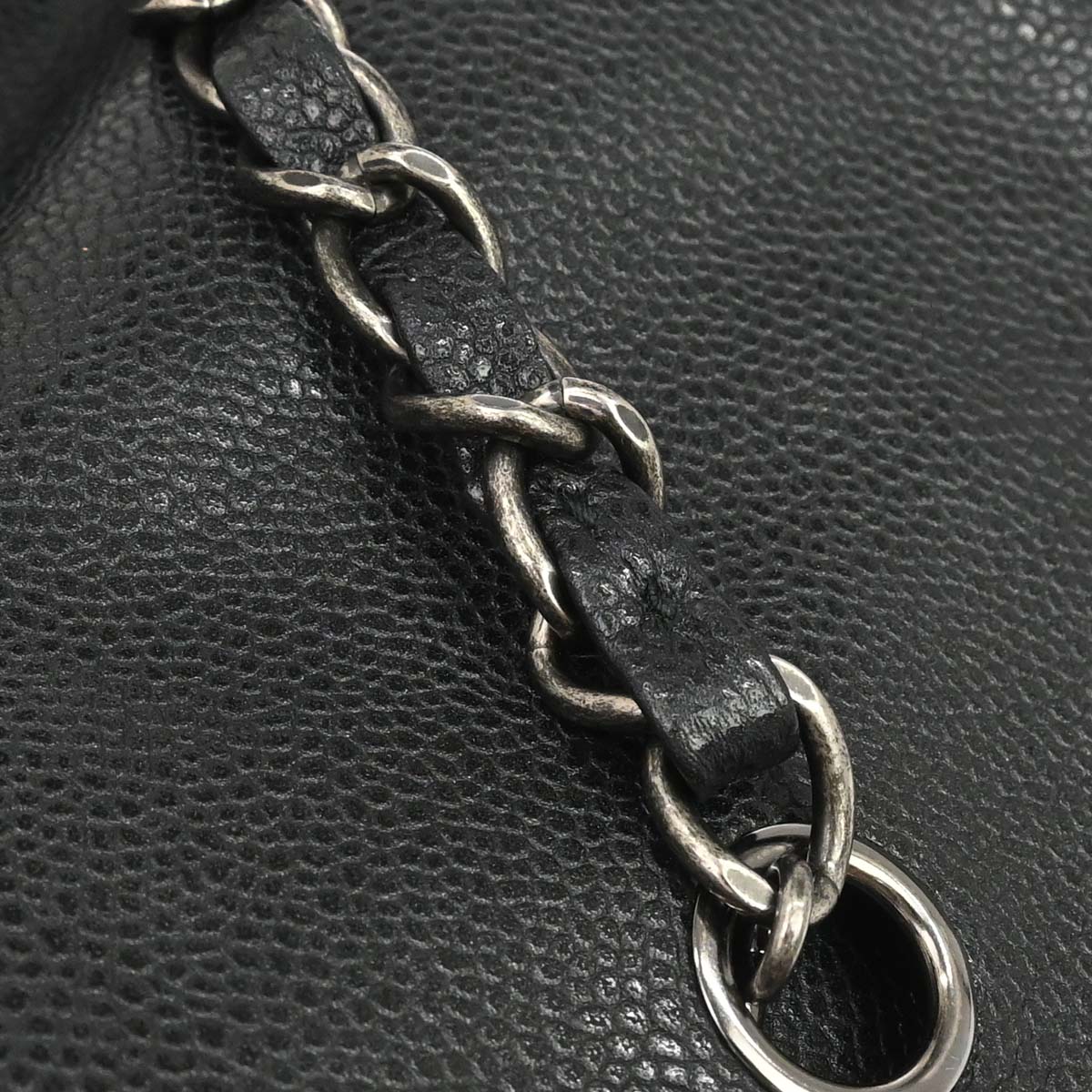 Chanel Black Caviar Tote Handbag