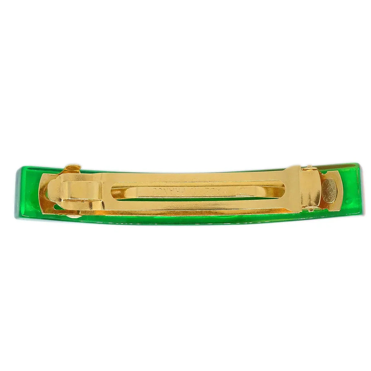 Chanel 1997 Rainbow Lucite Hair Clip Barrette