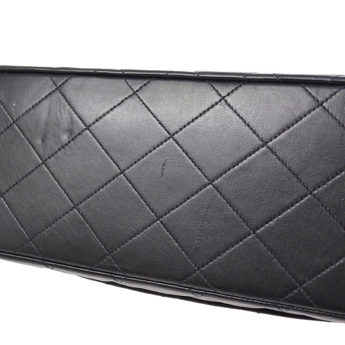 CHANEL 1991-1994 Classic Flap Maxi Black Lambskin