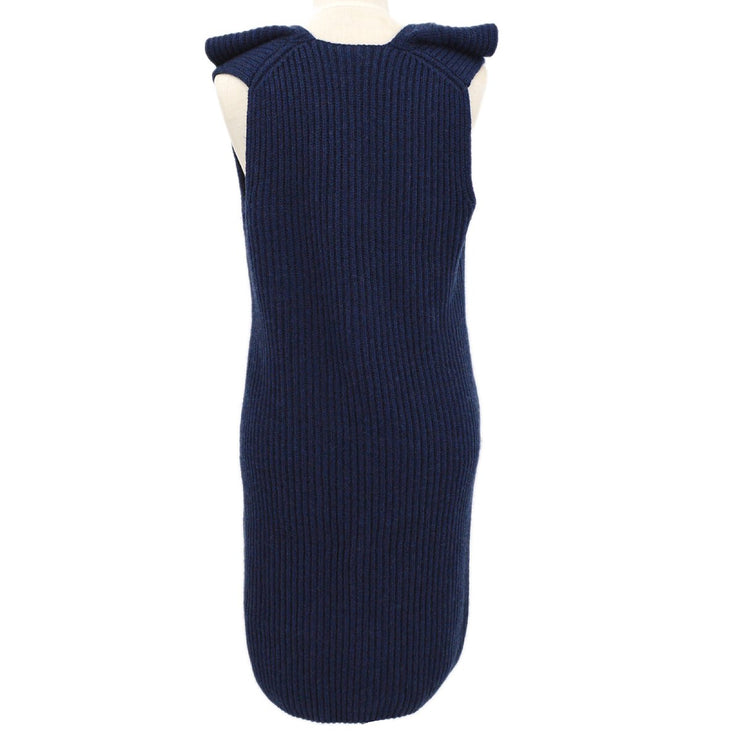 Chanel 2008 Cruise logo patch knitted dress #40