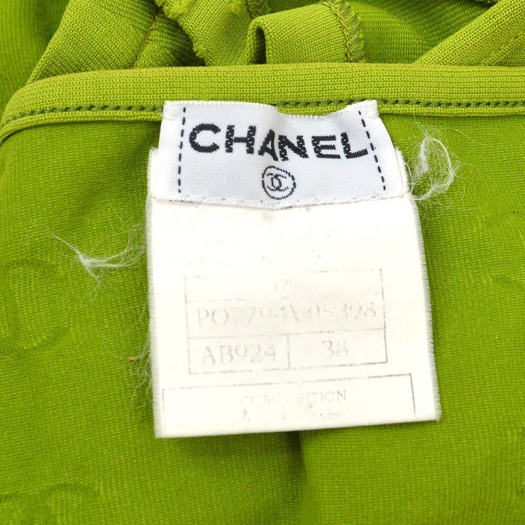 Chanel spring 1997 CC logo-embroidered cropped T-shirt #38