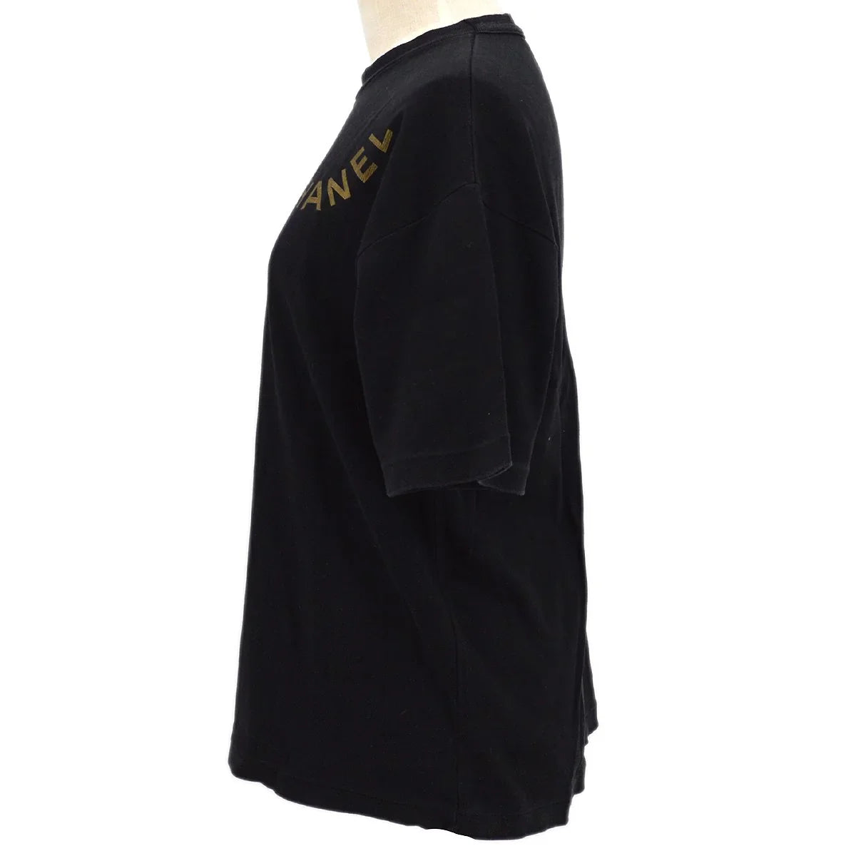 CHANEL Black Logo T-Shirt