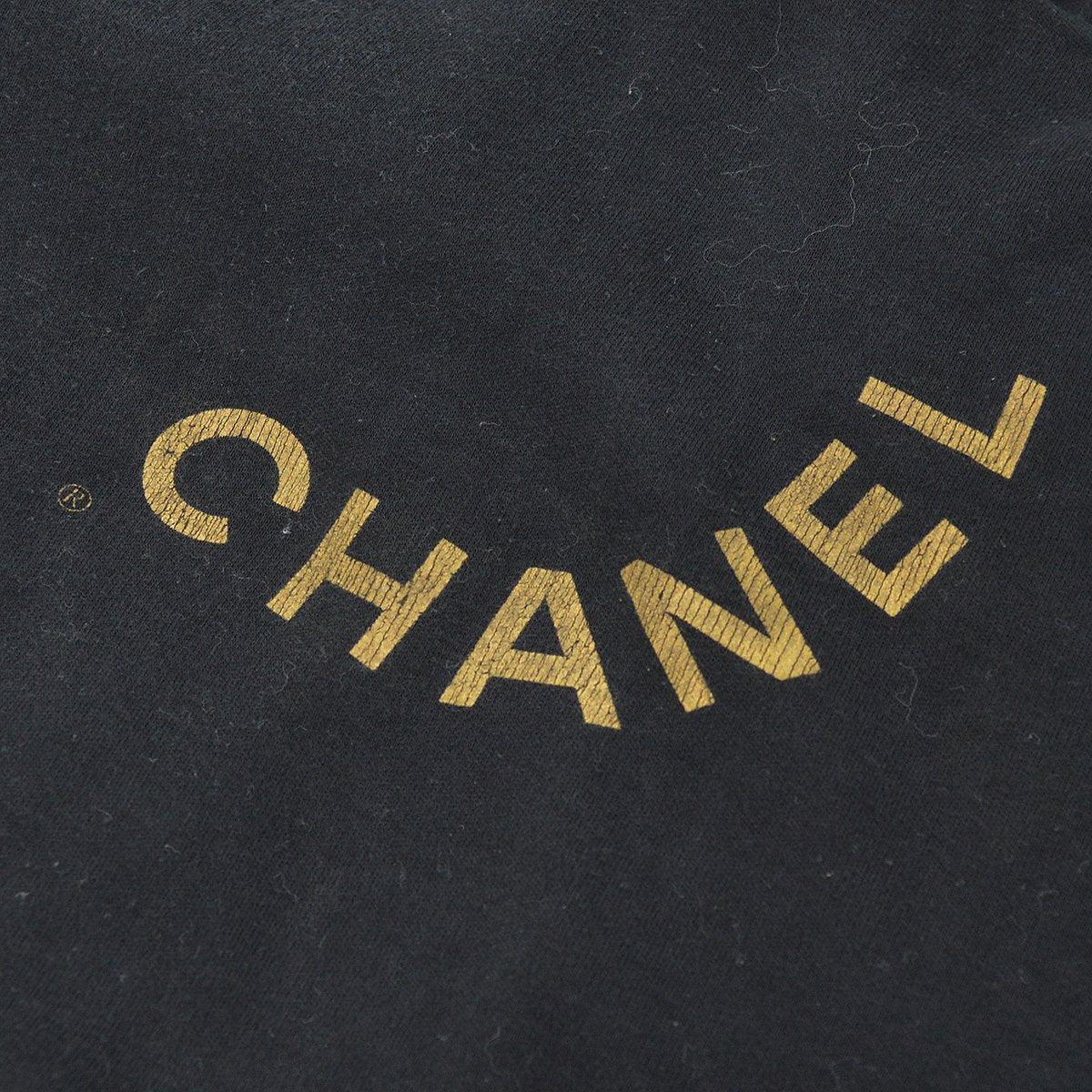 CHANEL Black Logo T-Shirt