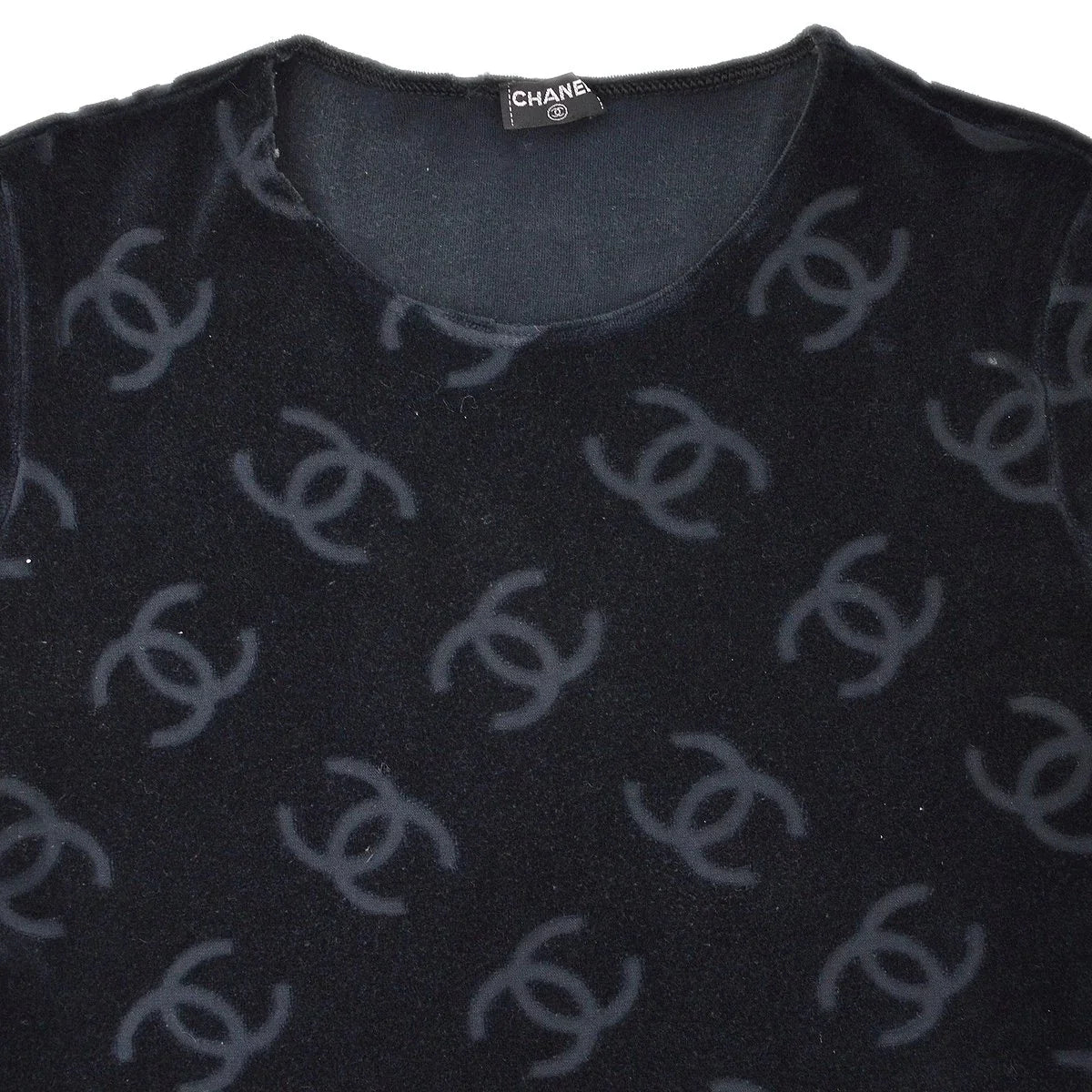 Chanel 1996春季互锁CC-Print礼服