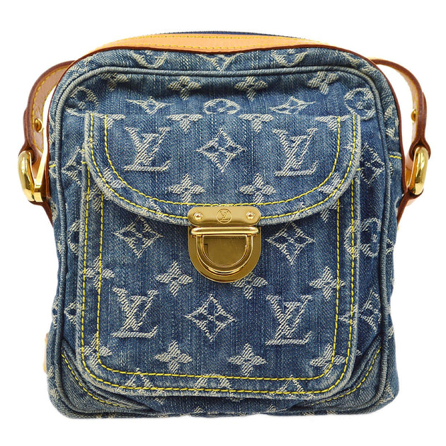 LOUIS VUITTON 2005 FLAT SHOPPER MONOGRAM DENIM M95018 – AMORE Vintage Tokyo