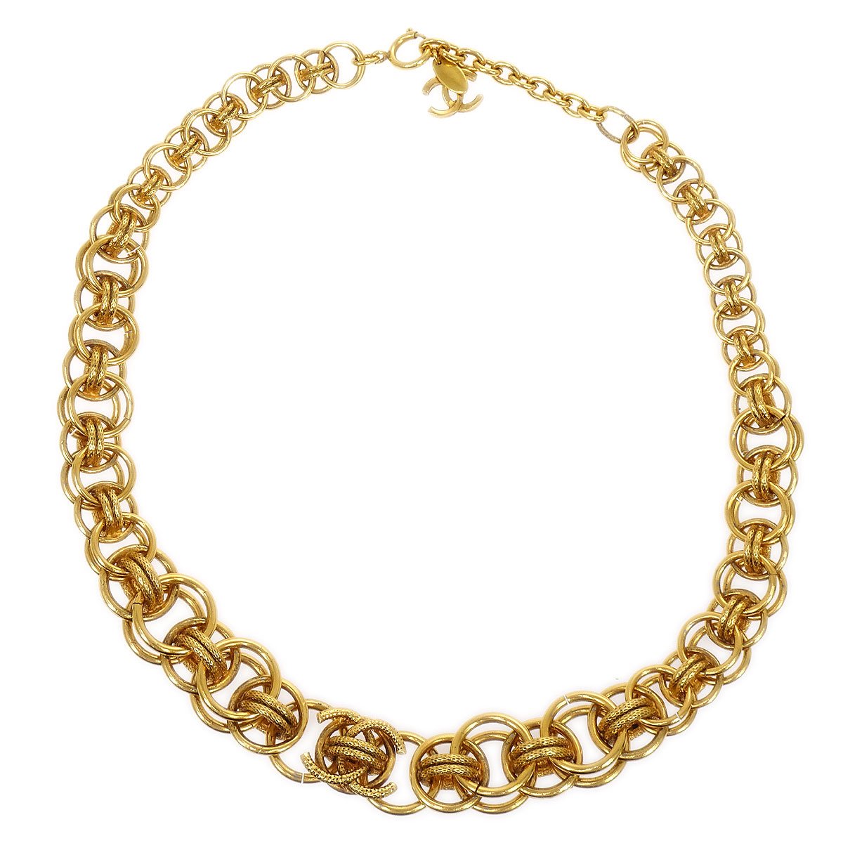 香奈儿(Chanel)1986-1994金CC项链