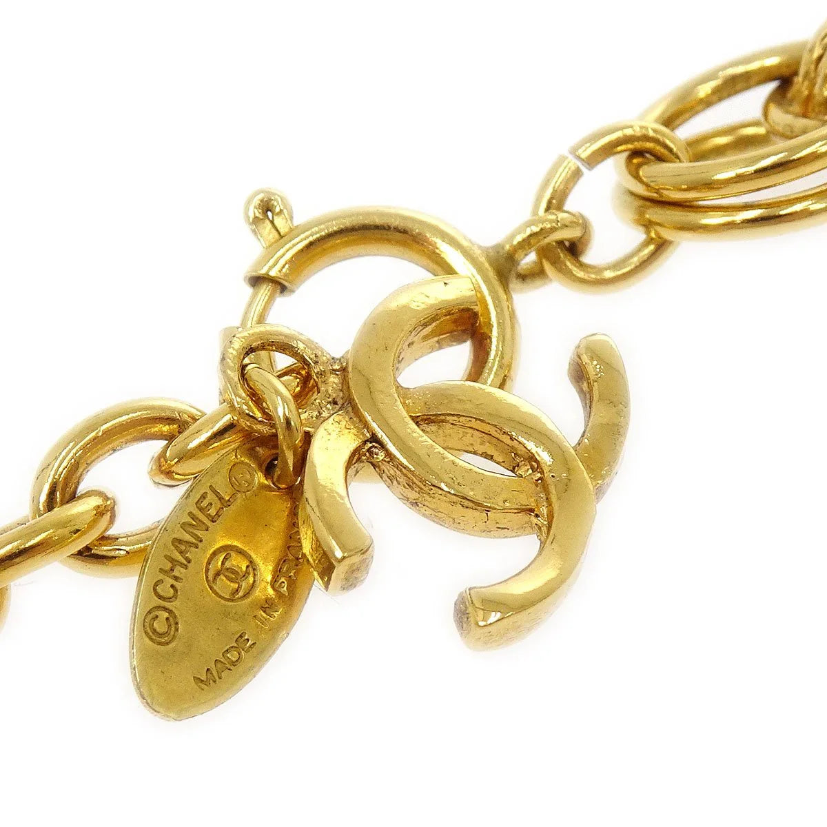 Chanel 1986-1994 Gold CC Necklace