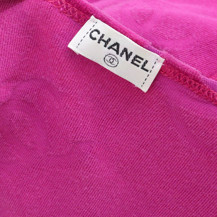 Chanel * Spring 1996 Velvet CC-print T-shirt dress #40