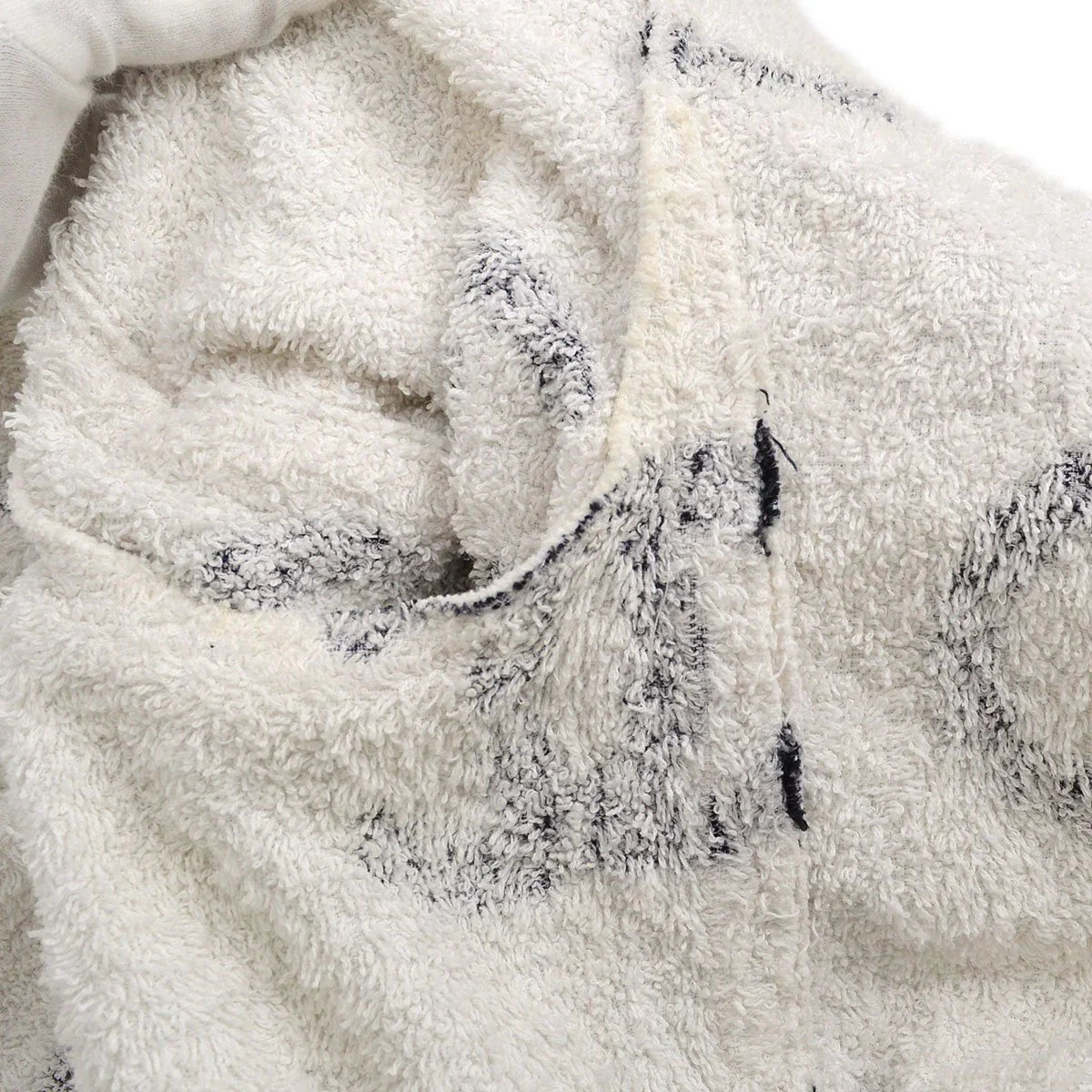 Chanel * Cruise 1993 Terry Cloth Double Breasted Jacket White