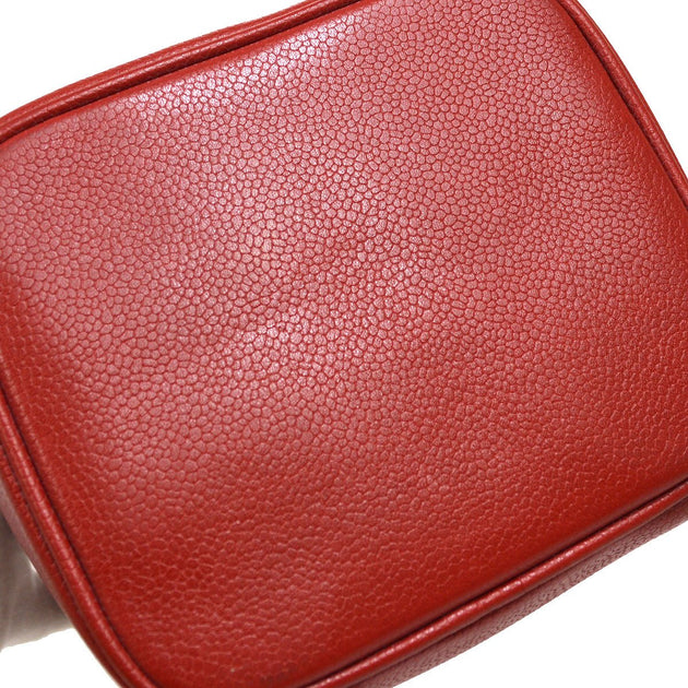 Chanel 1996-1997 Square Red Messenger Bag · INTO