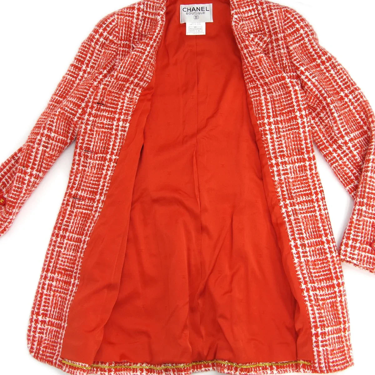 Chanel 1997 Checked Tweed Jacket #36