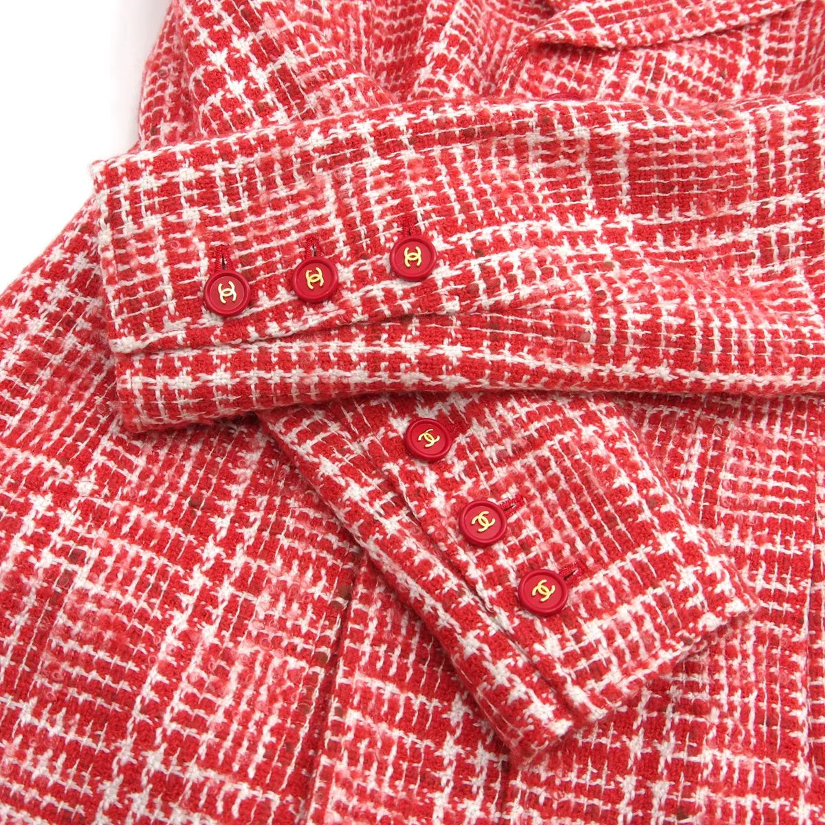 Chanel 1997 Checked Tweed Jacket #36