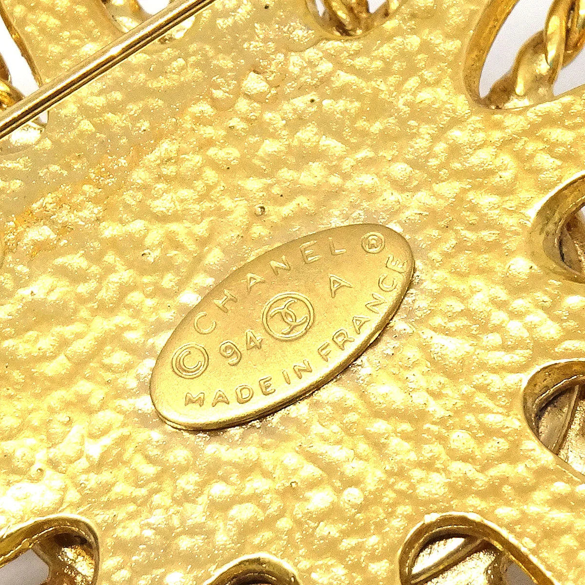 Chanel Sun Brooch Gold 94A