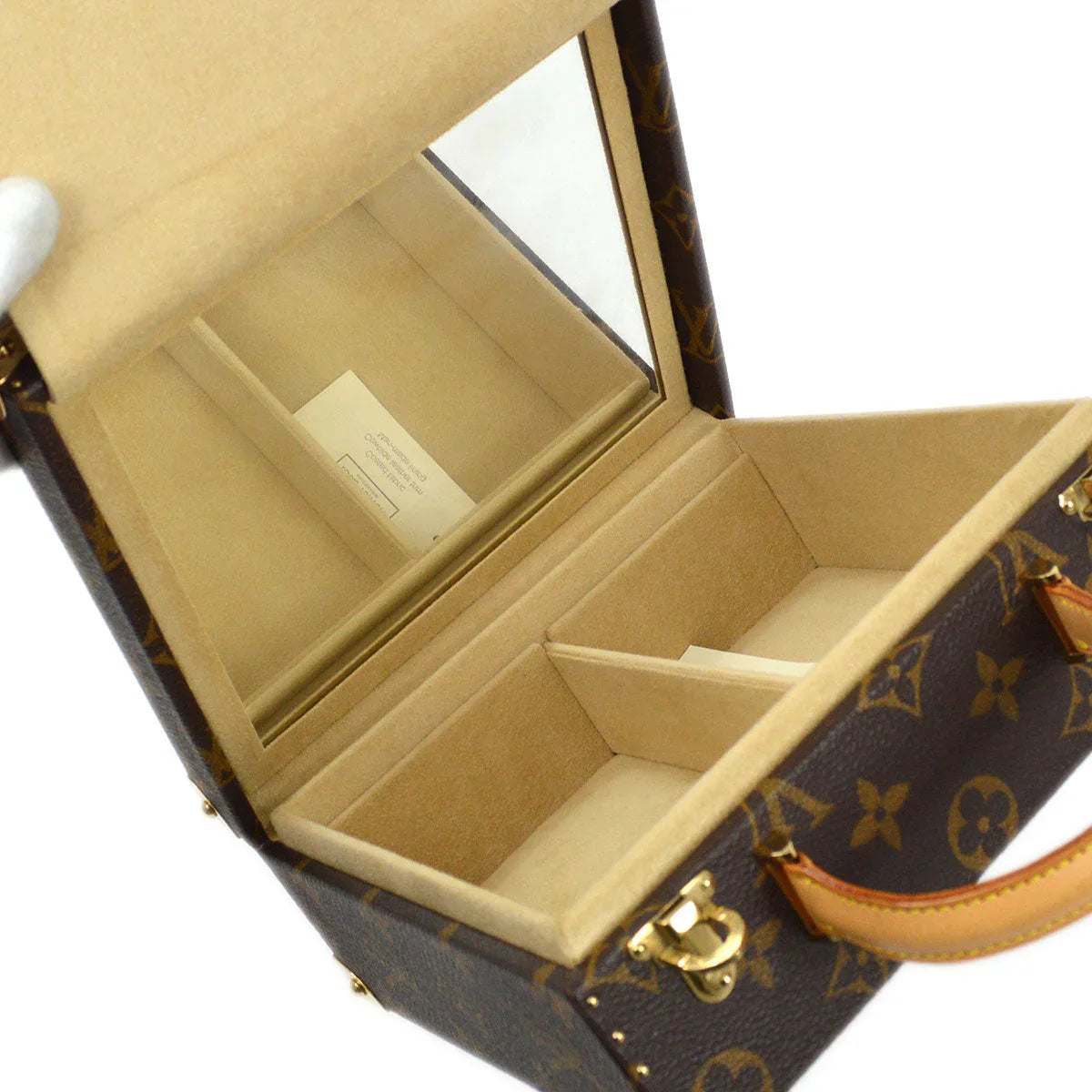 Louis Vuitton * 2007 MOCA Limited Jewelry Case Monogram LV Hand M92477