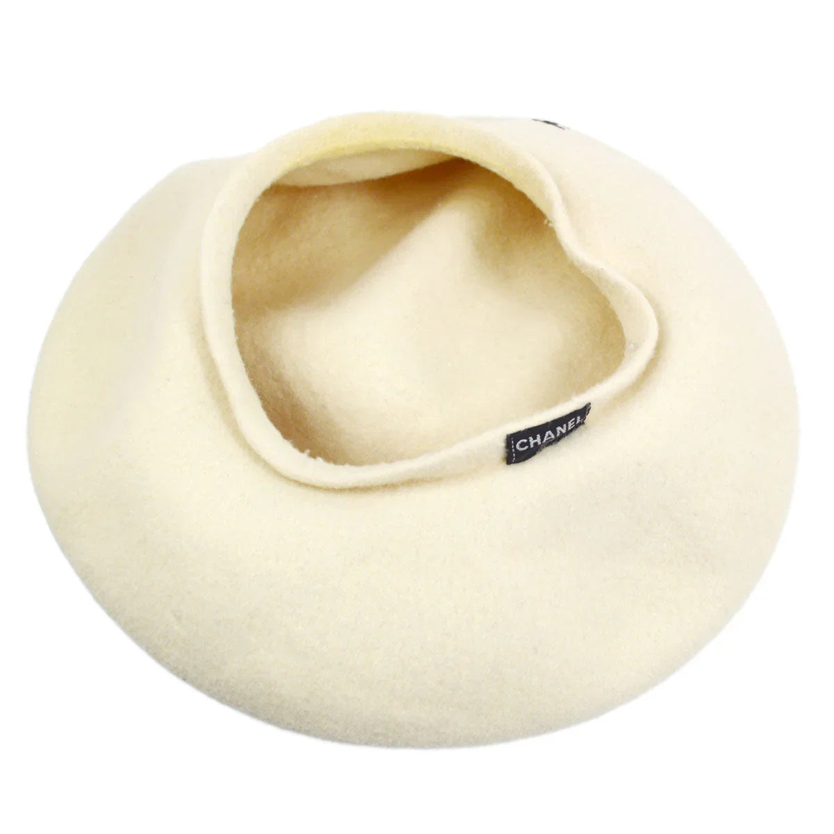 Chanel 1998 Spring Wool Oversized Beret