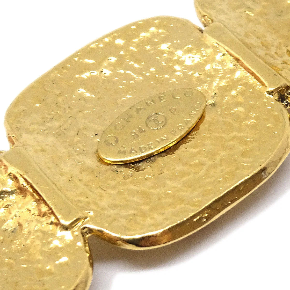 CHANEL 1994 Triple CC Brooch Pin Gold