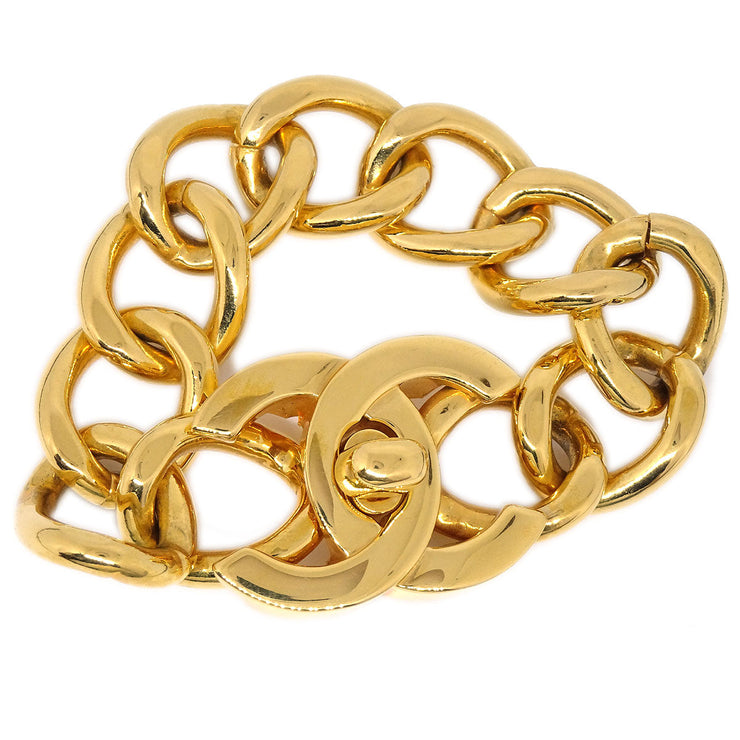 Chanel Turnlock Gold Bracelet 95P
