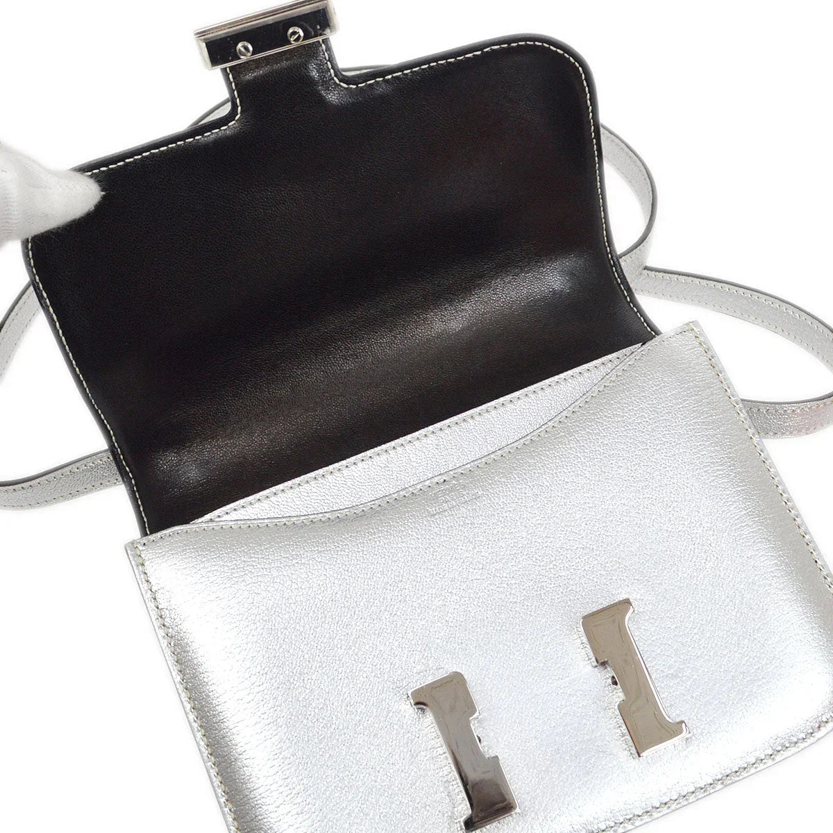 Hermes * 2004 Athens Olympics Limited Constance 18 Silver Chevre