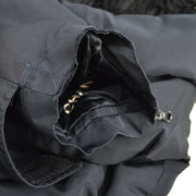 CHANEL O3095 #34 Zip-up Coat Black Fur