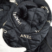 CHANEL O3095 #34 Zip-up Coat Black Fur