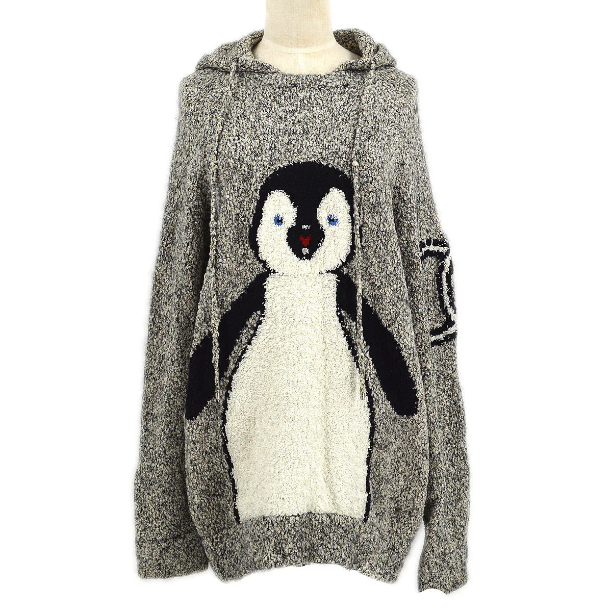 Chanel 2007 CC Penguin-Motif针织连帽衫#38