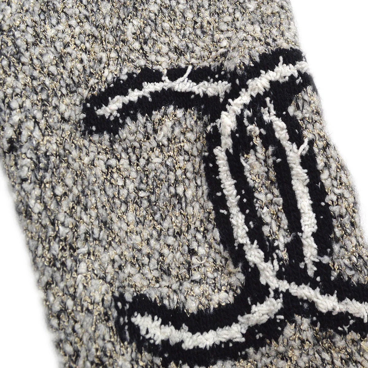 Chanel 2007 CC Penguin-Motif针织连帽衫#38