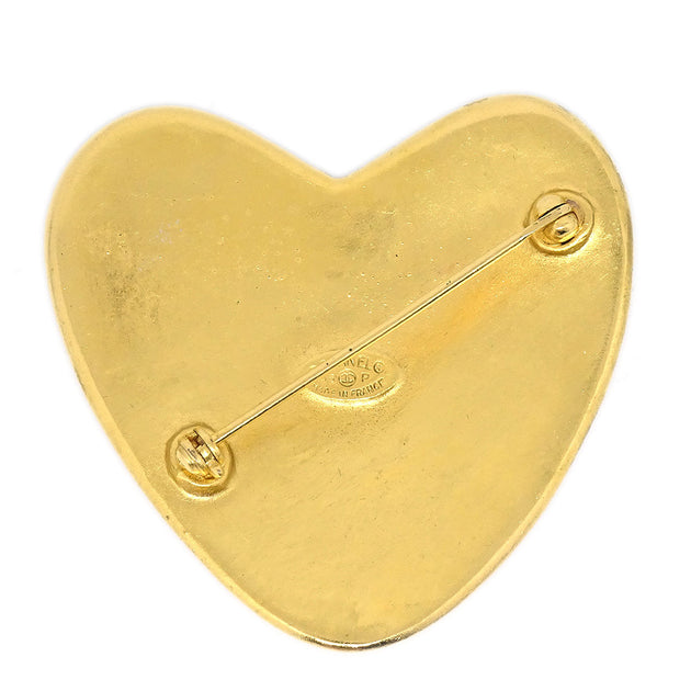 CHANEL 1995 Heart Brooch Pin Gold 95P – AMORE Vintage Tokyo