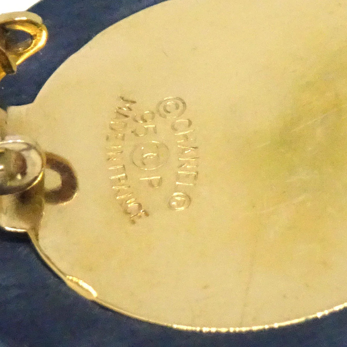 Chanel 1995 Cristal Heart CC耳环