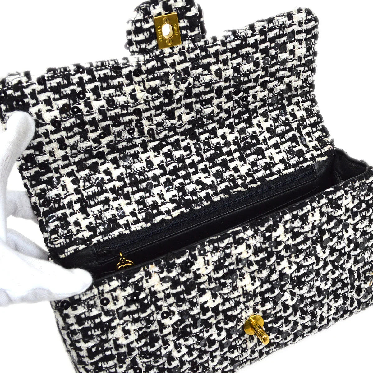 香奈儿(Chanel)1994 Tweed Top Handing Bag