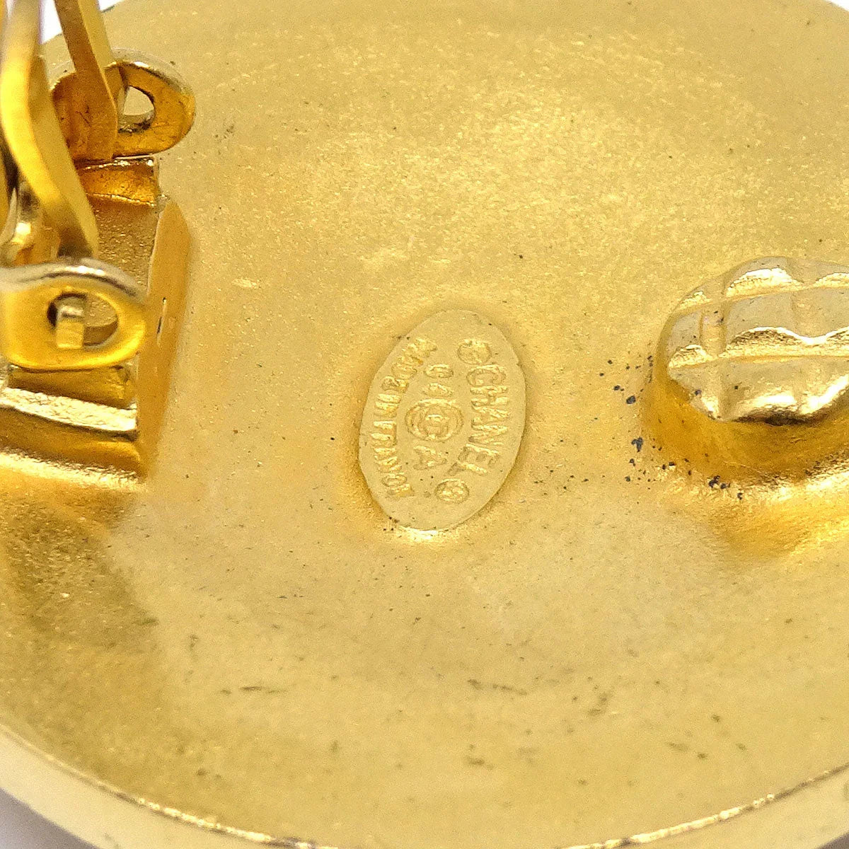 Chanel 1994 CC Filigree圆形耳环培养基