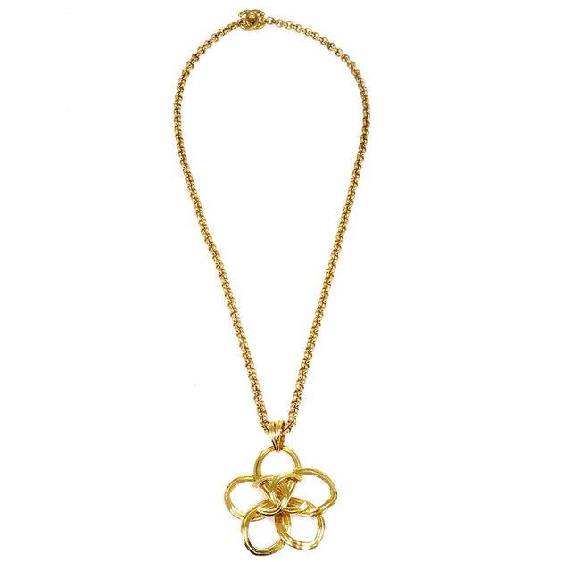 Chanel Clover Pendant Necklace